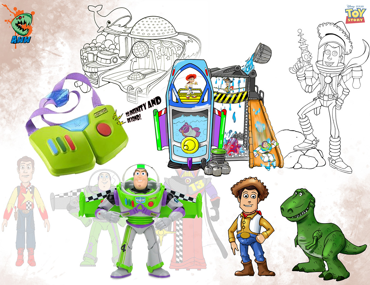 disney pixar toys products concepts