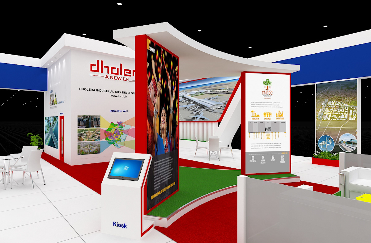 3ds max рендер visualization Exhibition Design  booth Stand booth design Trade Show brand identity Stall Design