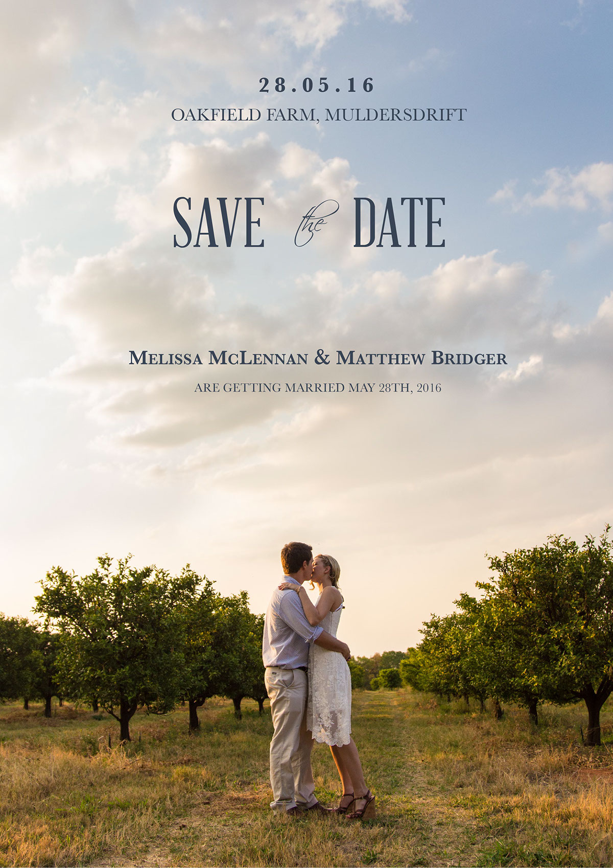 Save the dates wedding stationary