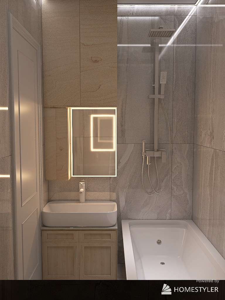 ванная комната Санузел дизайн интерьера visualization design визуализация
