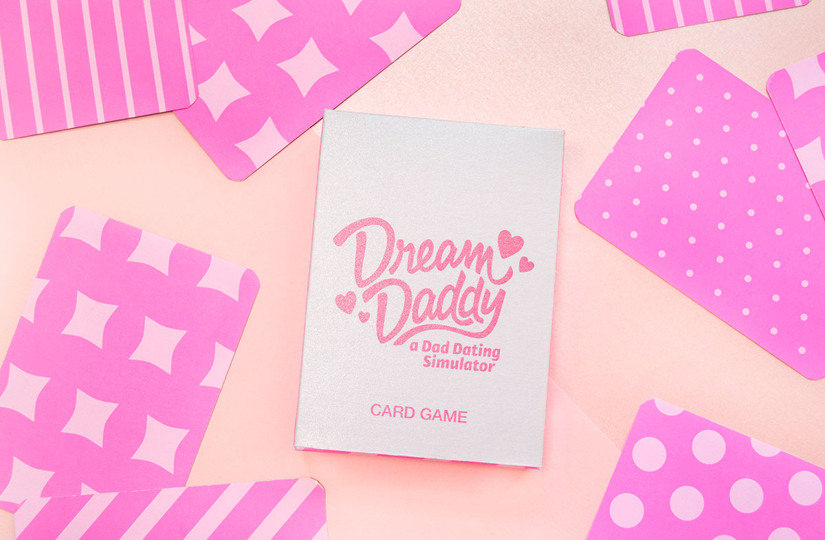 gamedesign cardgame dreamdaddy interactiondesign IxD graphicdesign risd humor Packaging game