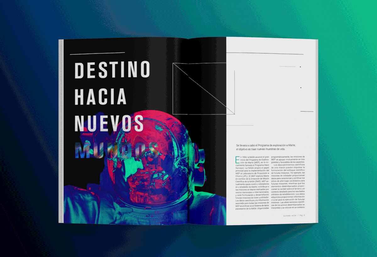cosgaya revista magazine editorial fadu astronomia tipografia typography   universo
