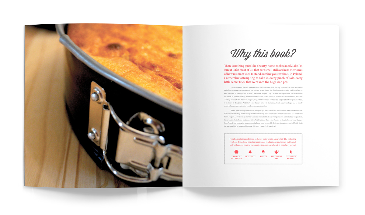 book Layout kitchen cooking recipe poland Food  type