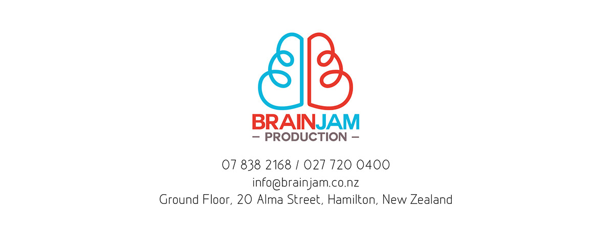 Brainjam design print business card Diecut