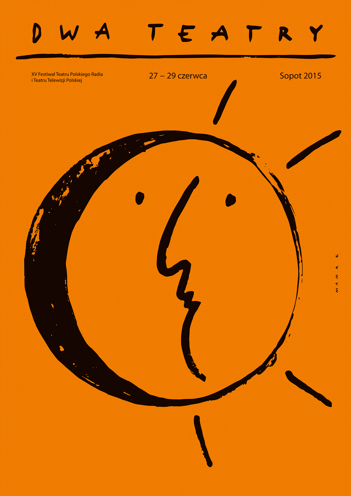 festival poster posters mamak bartoszmamak typography  