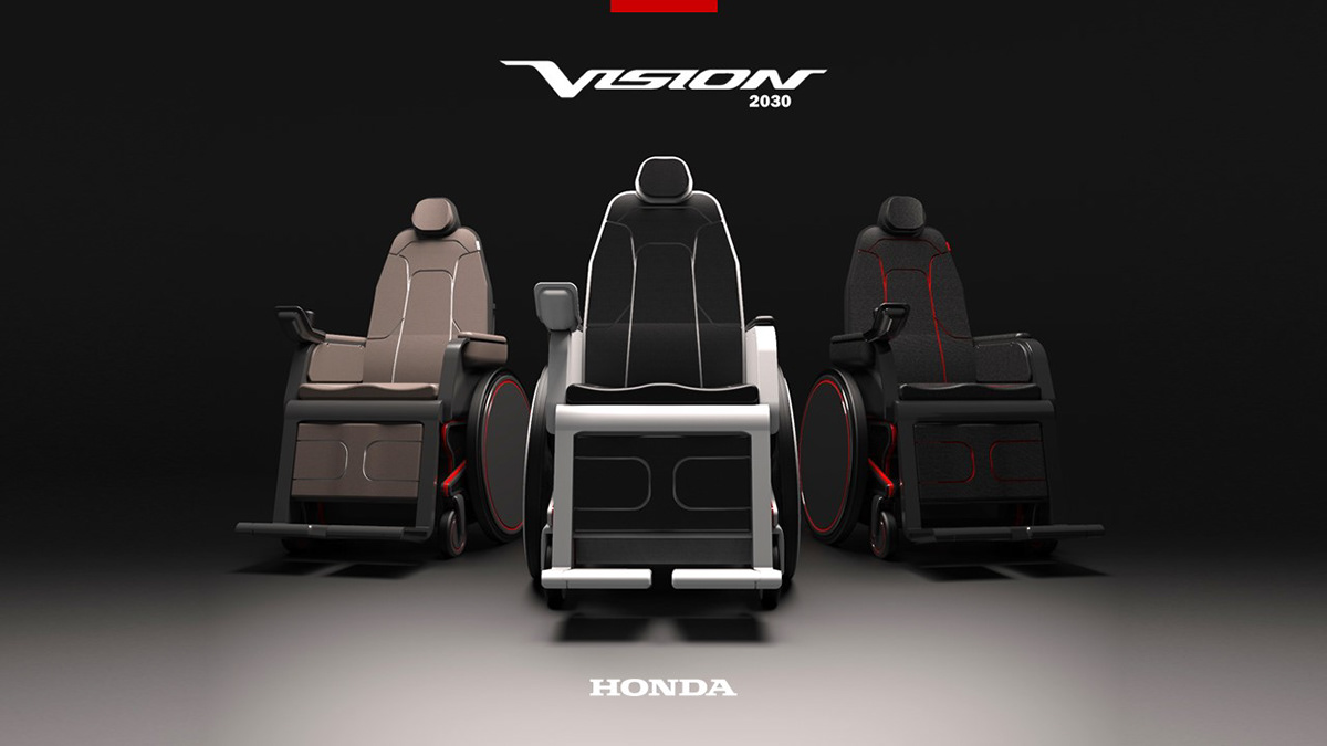 Honda industrial design  product design  Student design wheelchair