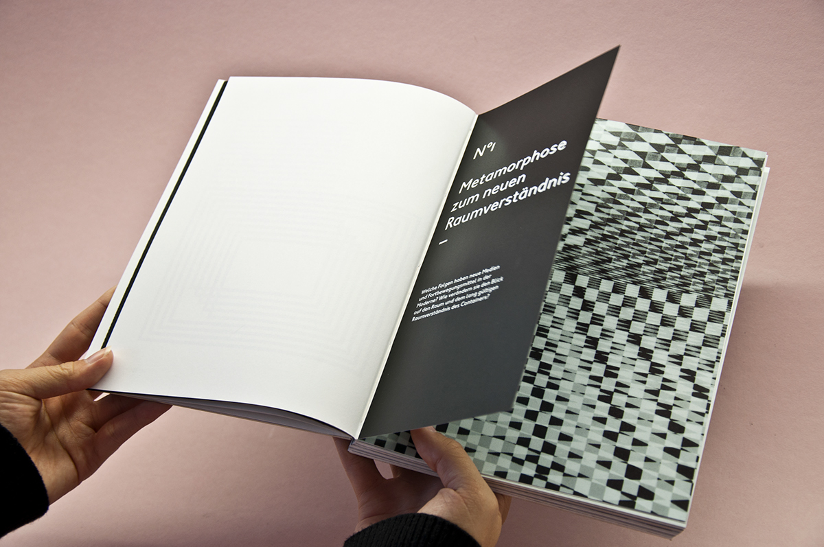 Space  Boder Dissertation postmodern Conceptbook book square centimeter