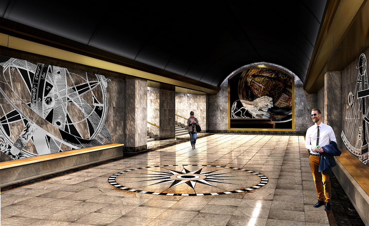 Project Design Project design architecture enviromental design metro tube underground Metro Station