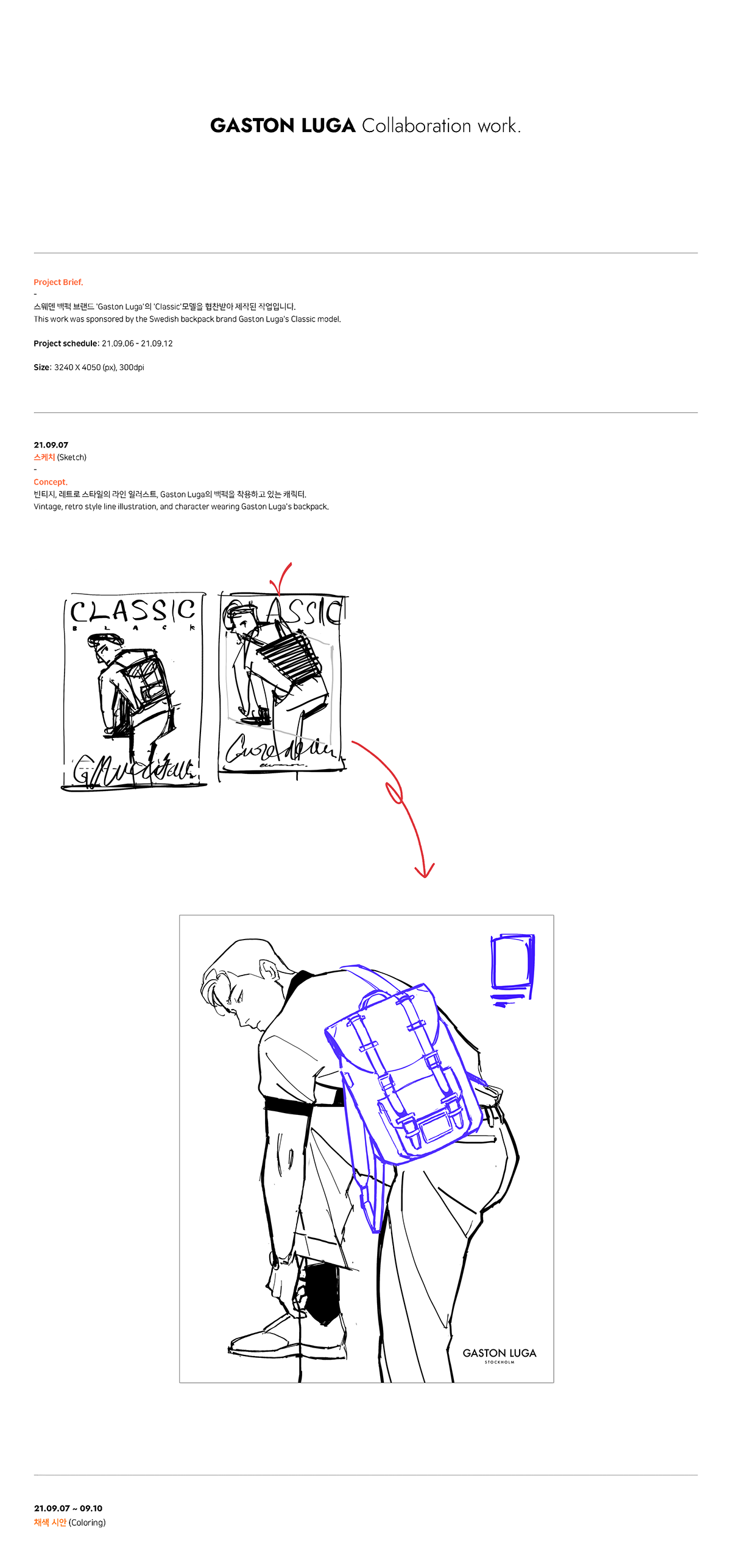 artwork backpack Character concept design graphic design  illust ILLUSTRATION  Retro vintage