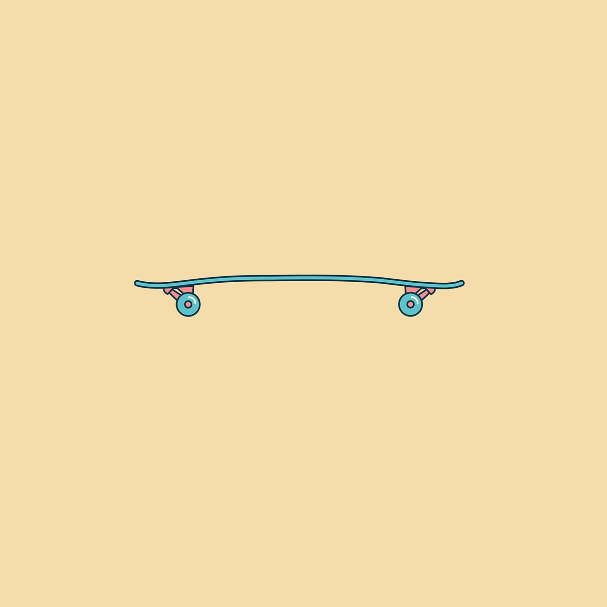 LONGBOARD skate skateboard Loaded