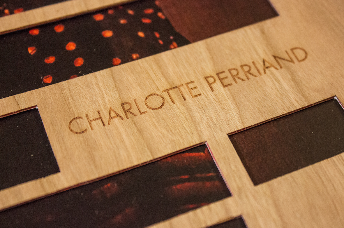 Charlotte Perriand Centre Pompidou Exhibition  furniture design furniture typography meuble exposition gravure livre book ticket poster affiche