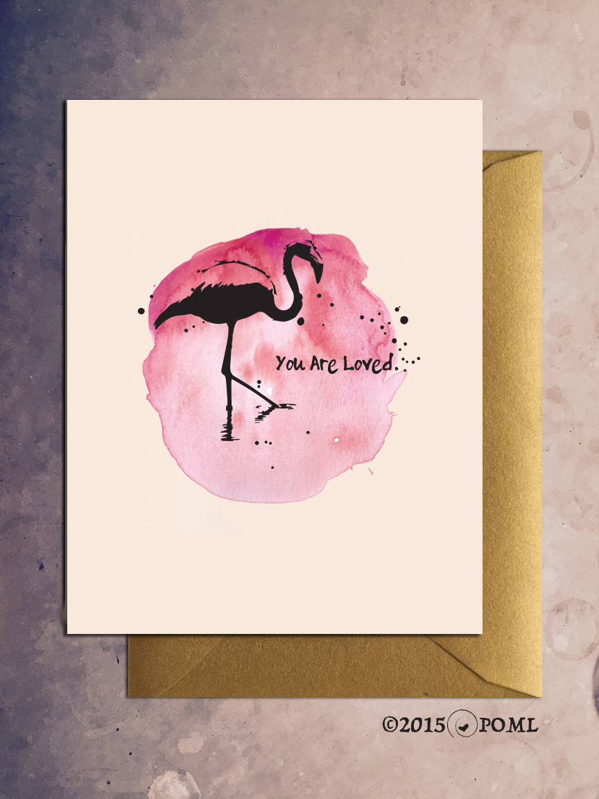 water color animals greeting cards Love