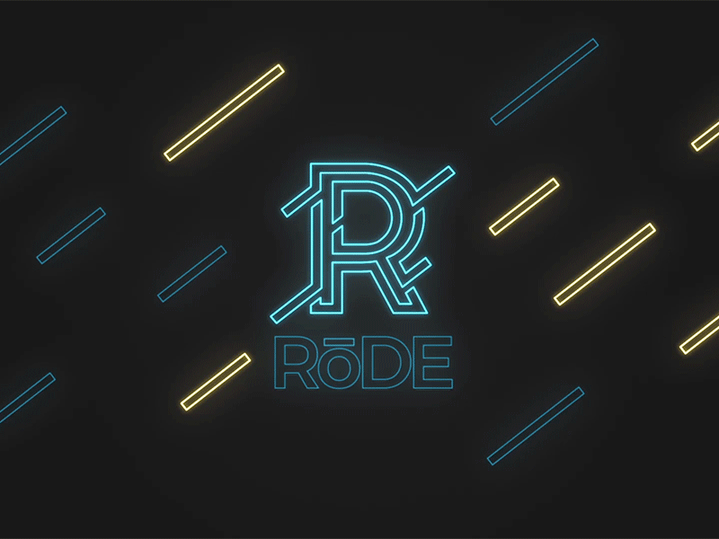 graphic design  Rode Studios Logo Design Identity System utah branding  motion graphics  Video Prodction