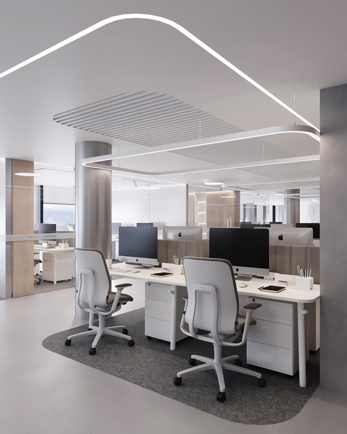 design Office architecture Render visualization interior design  3ds max corona officedesign interiorarchitecture