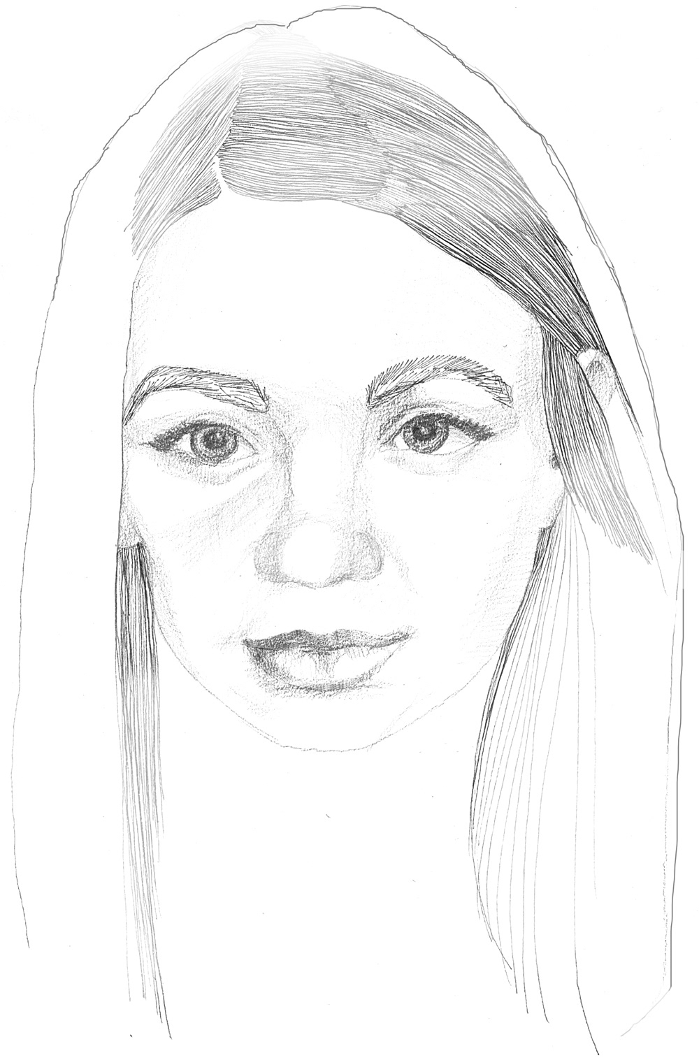 portrait faces pencil