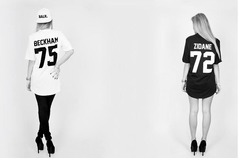 Balr Clothing brand amsterdam football soccer beckham Zidane legends luxury shirts identity ronaldinho black White