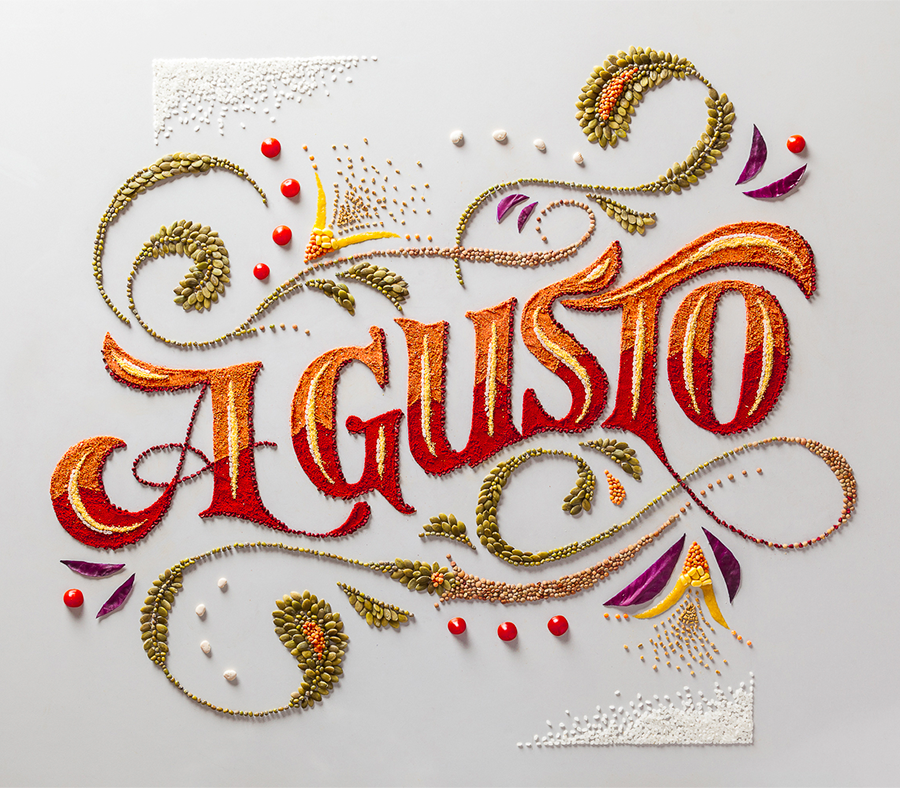 food styling lettering photo Food  colours A gusto type draw buenos aires foodstyling fileteado argentina food art