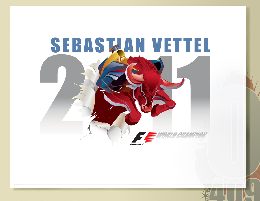 f1 Formula 1 formula one 2011 f1 champion sebastian vettel Red Bull vector orlando arocena olo409 sebastion vettel f1