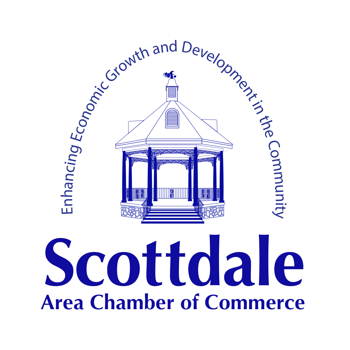 sacc Scottdale Chamber chamber of commerce logo business supplies Gazebo Scottdale Gazebo