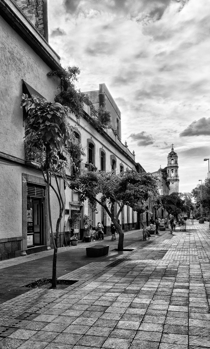 mexico streets black & white b&w digital Photography  architecture centro historico Ciudad de México