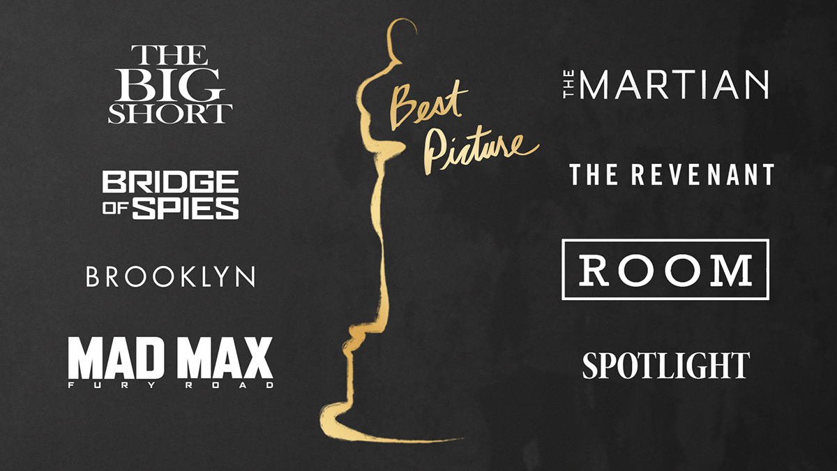 Oscars The Oscars AMPAS Keynote presentation oscar nominations presentation design Powerpoint