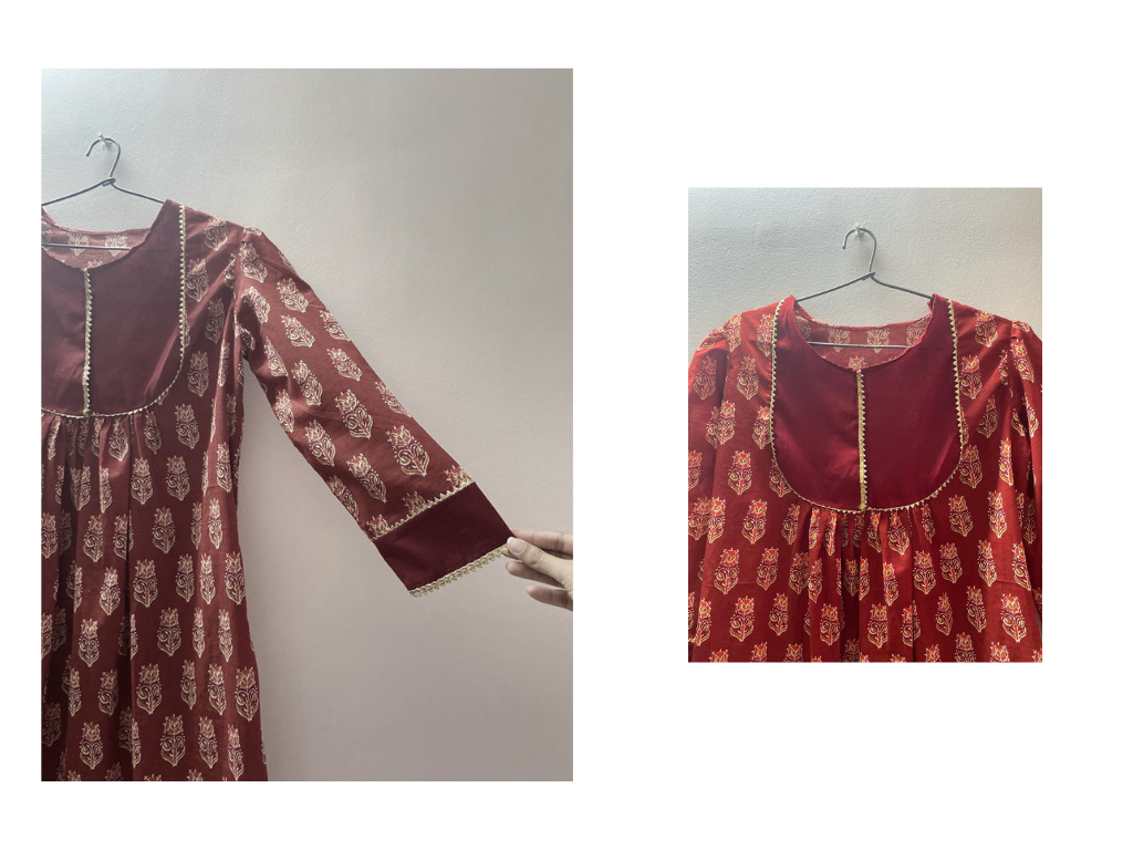 beauty block print Ethnic Wear fashion design Garment Construction indian indian apparel islamic kurta noor