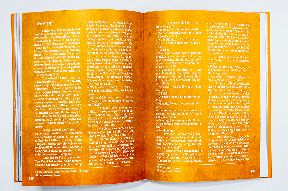 WALDEMAR FYDRYCH major orange borutta MACHALSKI ASP W WARSZAWIE book design Album Mateusz Machalski  NCK
