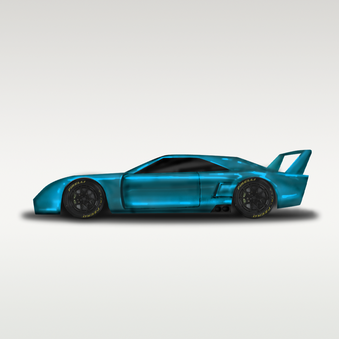 Automotive design digital illustration