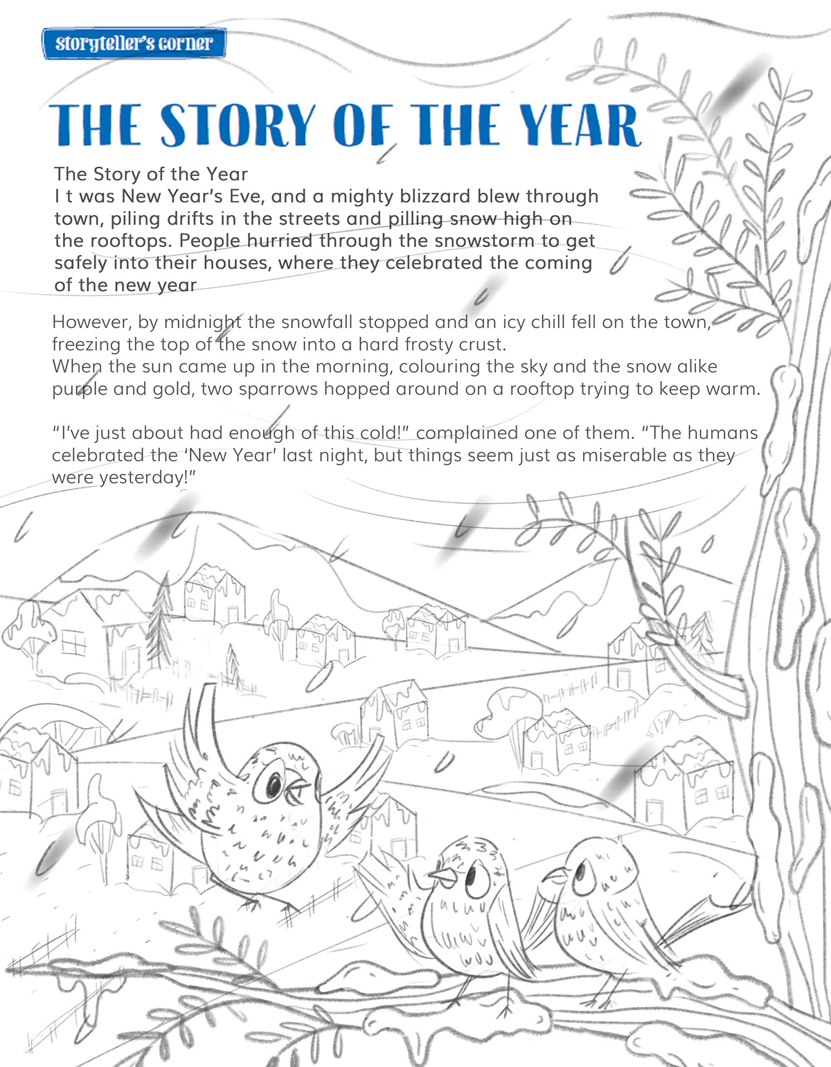 4 seasons art children children book illustrator children illustrations Digital Art  Illustrator kidlit Storytime storytime magazine