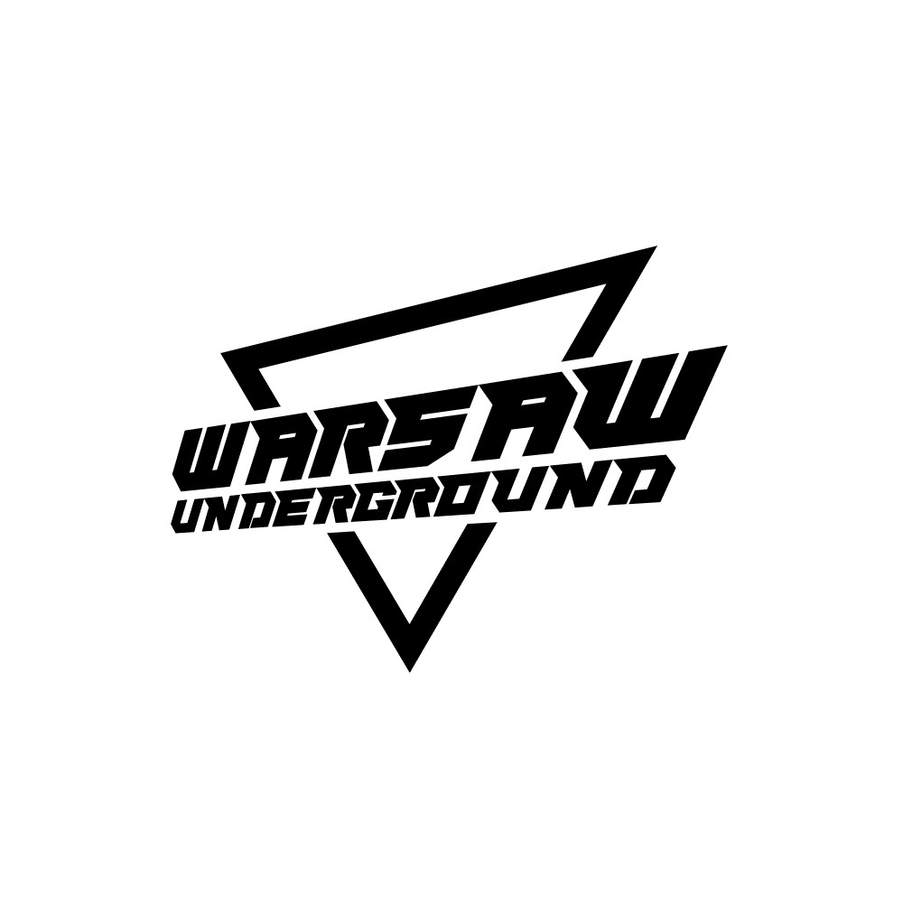3D logo triangle Undeground vector warsaw wave