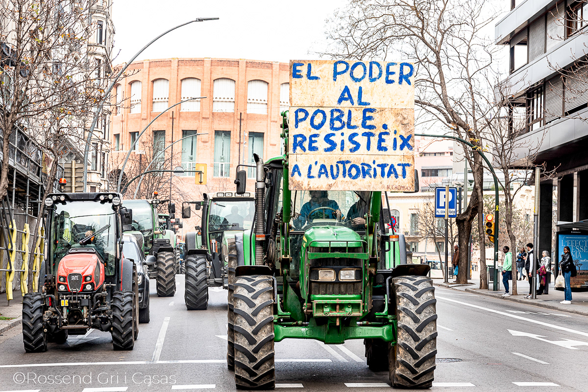 Tractor agriculture farm Food  Social media post protest activism Social Justice politics news