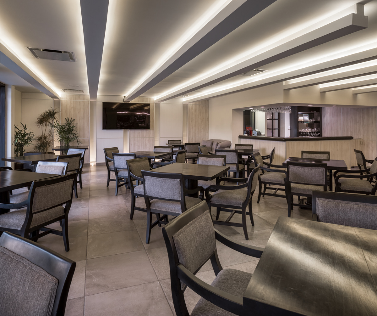 tresismo tresismo mexico Hospitality club metal design elegante space bar restaurant interior design  architecture