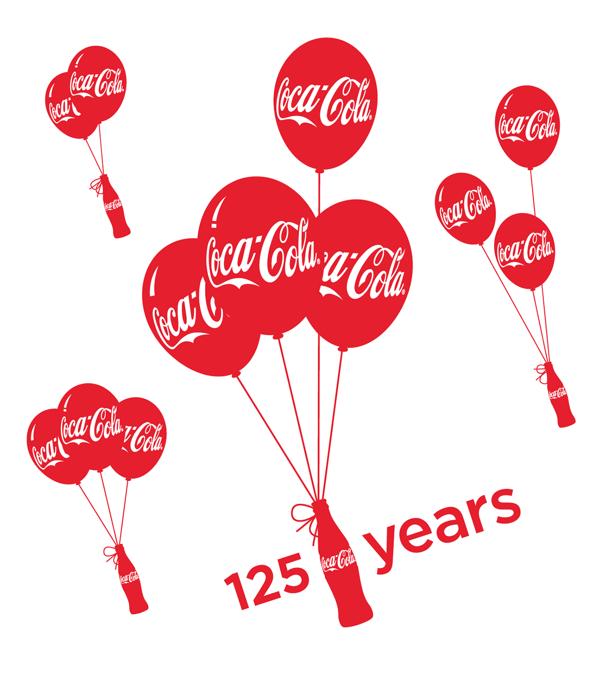 logo mark Coca-Cola visual system coke brand identity Packaging symbol