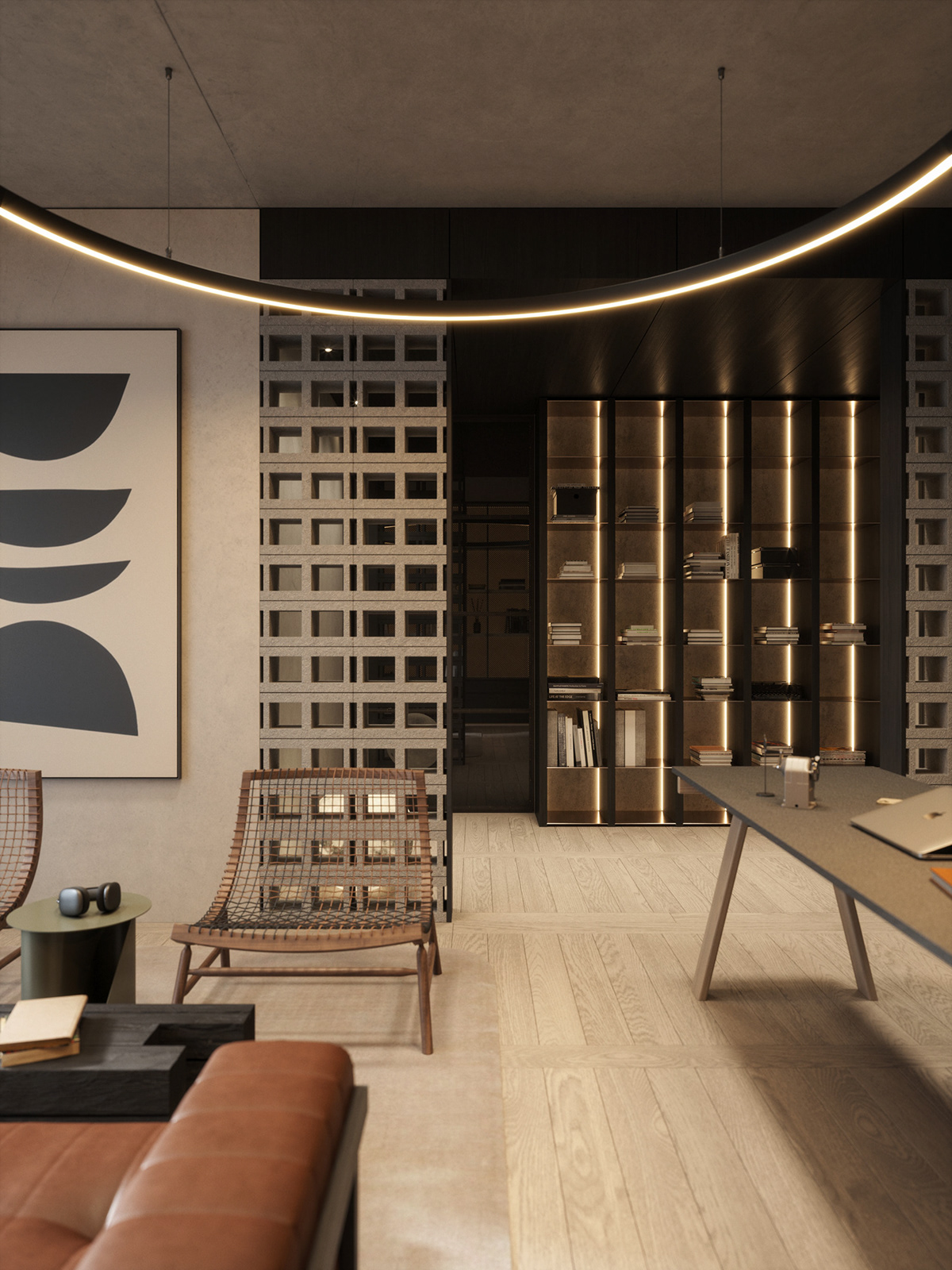 3ds max CGI design FStorm home decor Interior Latvia Office Render usa