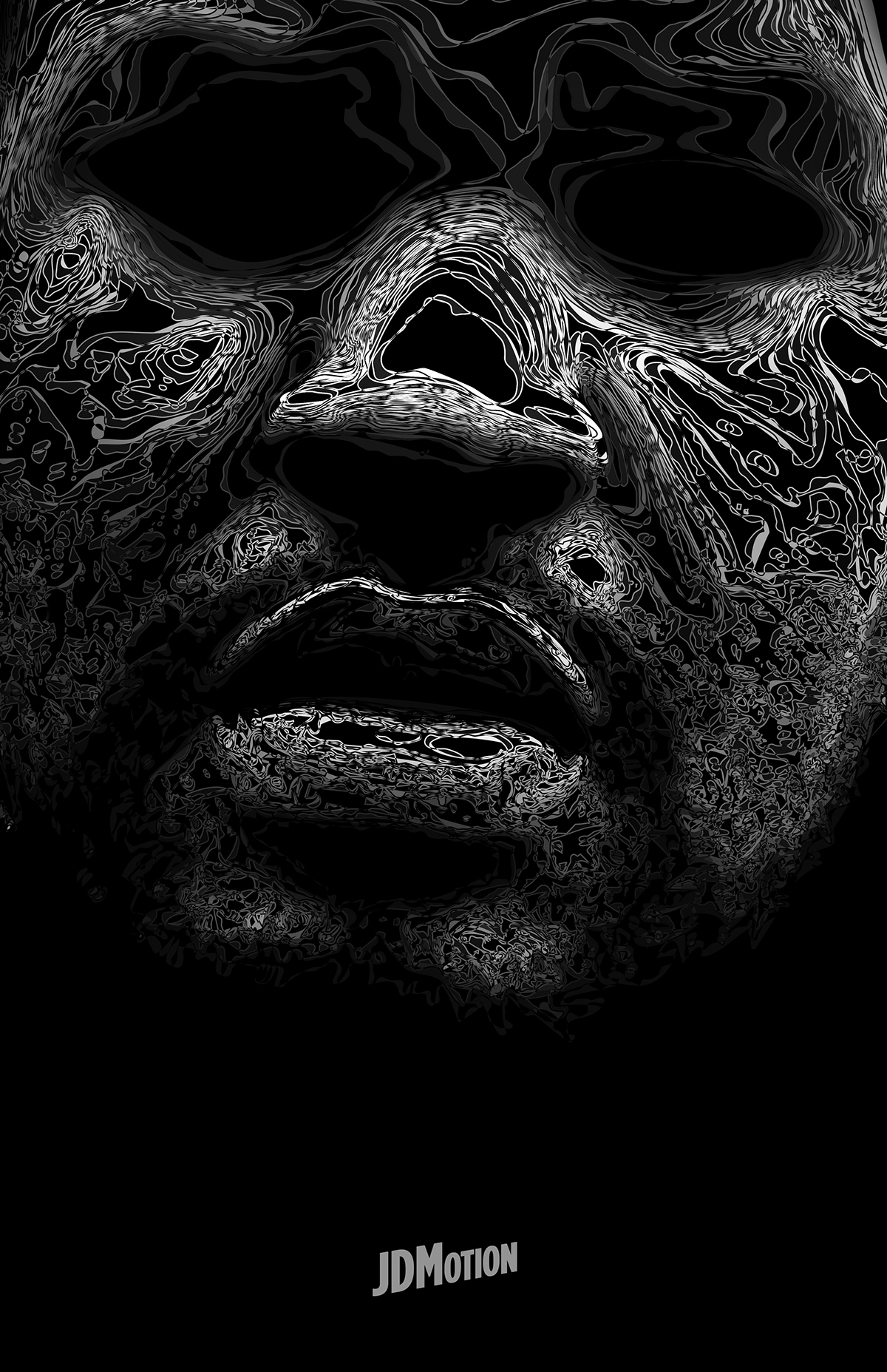 lost black smoke personal Project self portrait