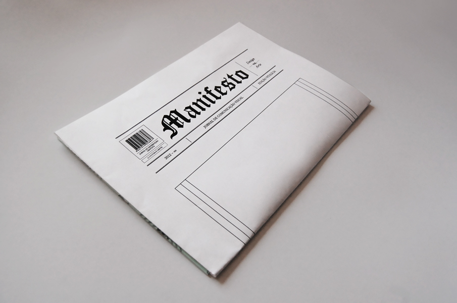 manifesto design newspaper ESAD Manifest jornal grid