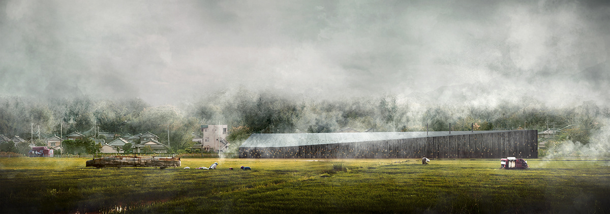 3D architecture archviz cgarchitect fog Landscape mist Nature Photography  visualization