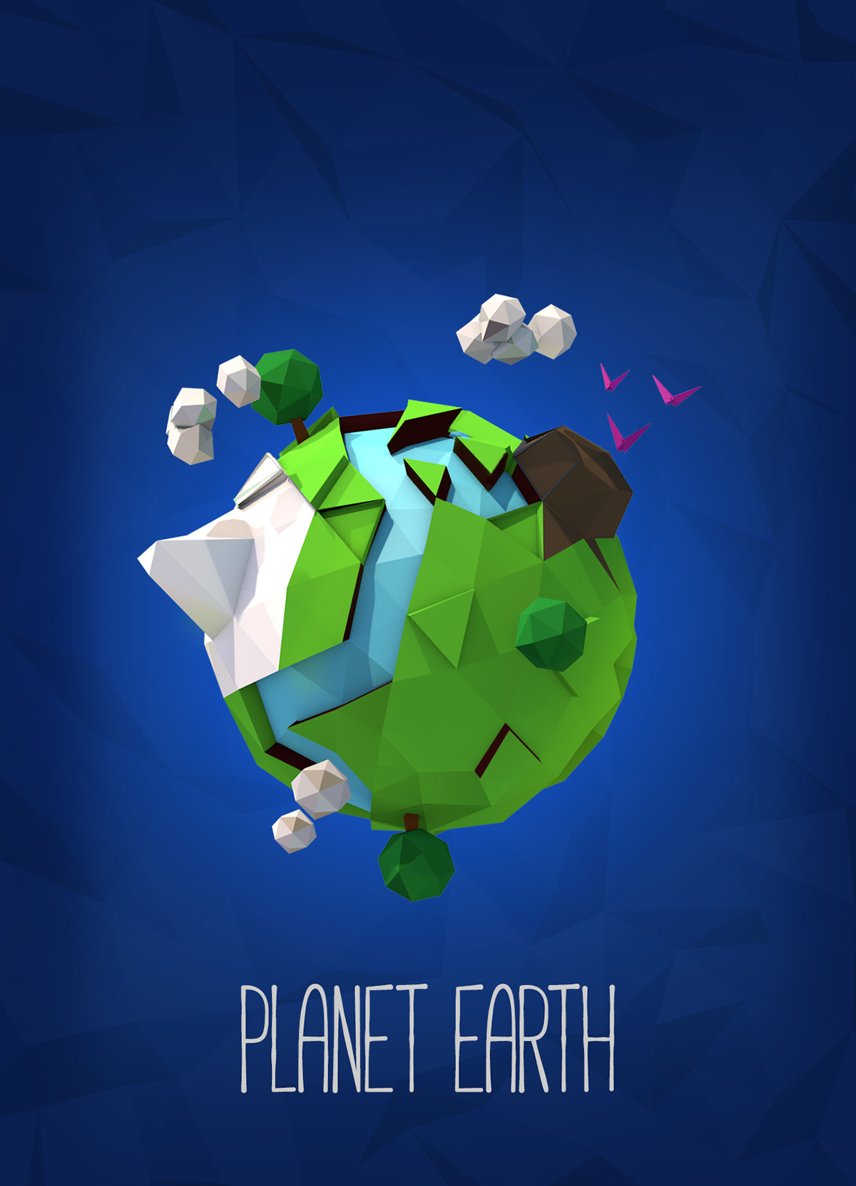 game art concept concept art Low Poly lowpoly Tree  land fantasy mobile app Web gamedev 2D 3D