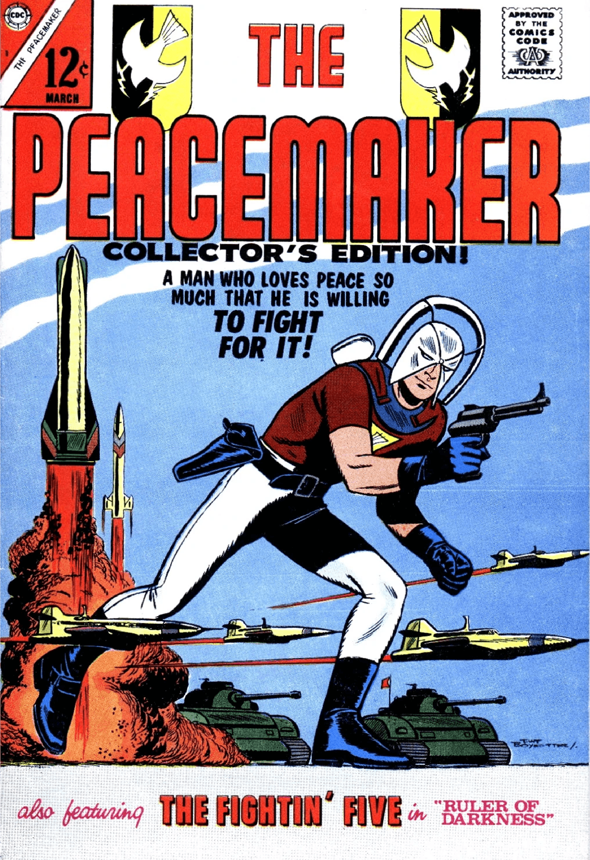 artist artwork cartoon Dc Comics John Cena Peacemaker