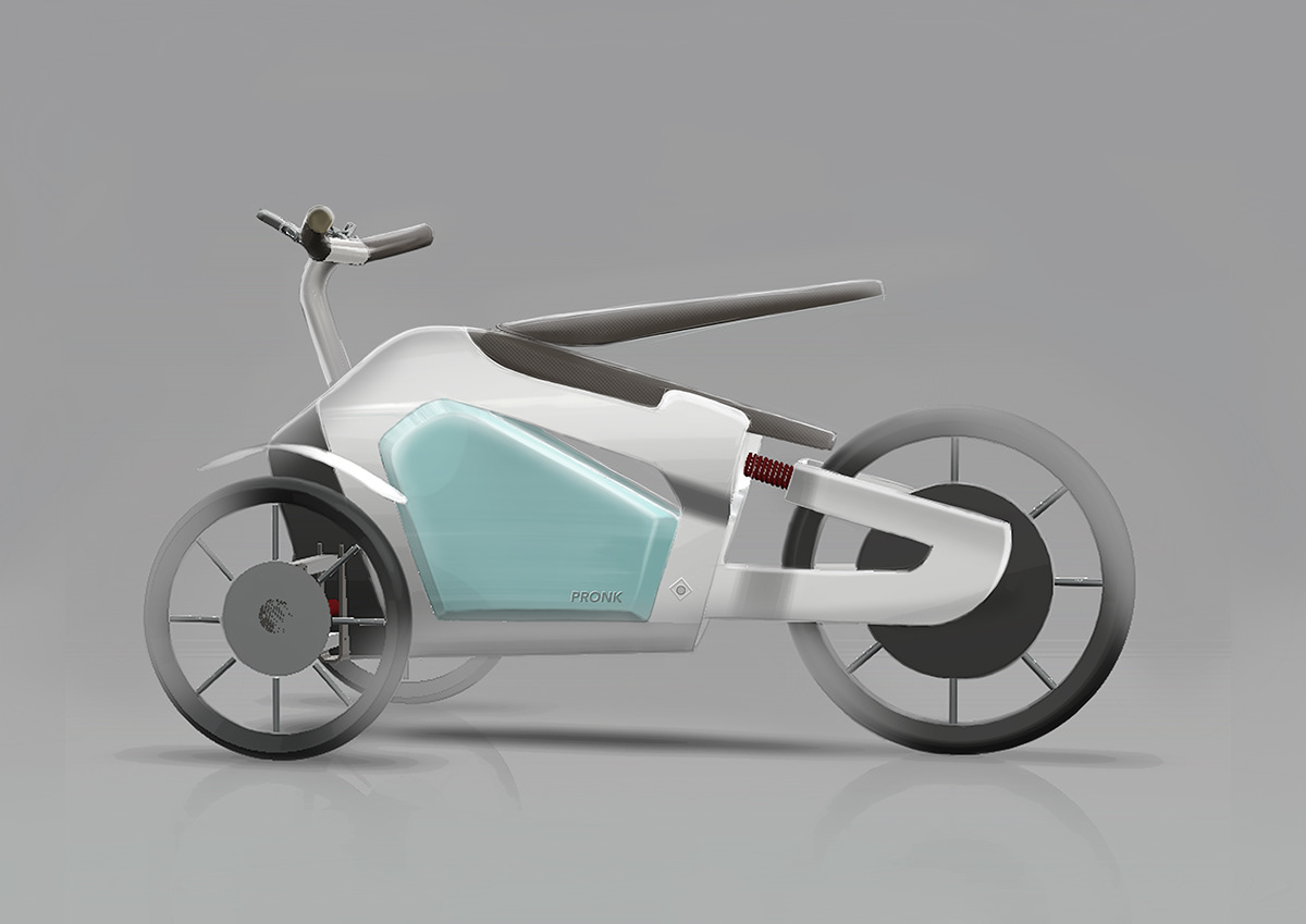 industrial design  Transportation Design Bike Ebike sketch ILLUSTRATION  concept trike Bicycle Slingshot