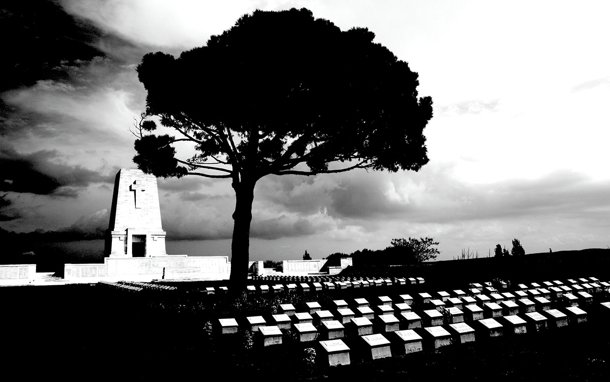 ANZAC cemetery black gotıc gallipoli grey White
