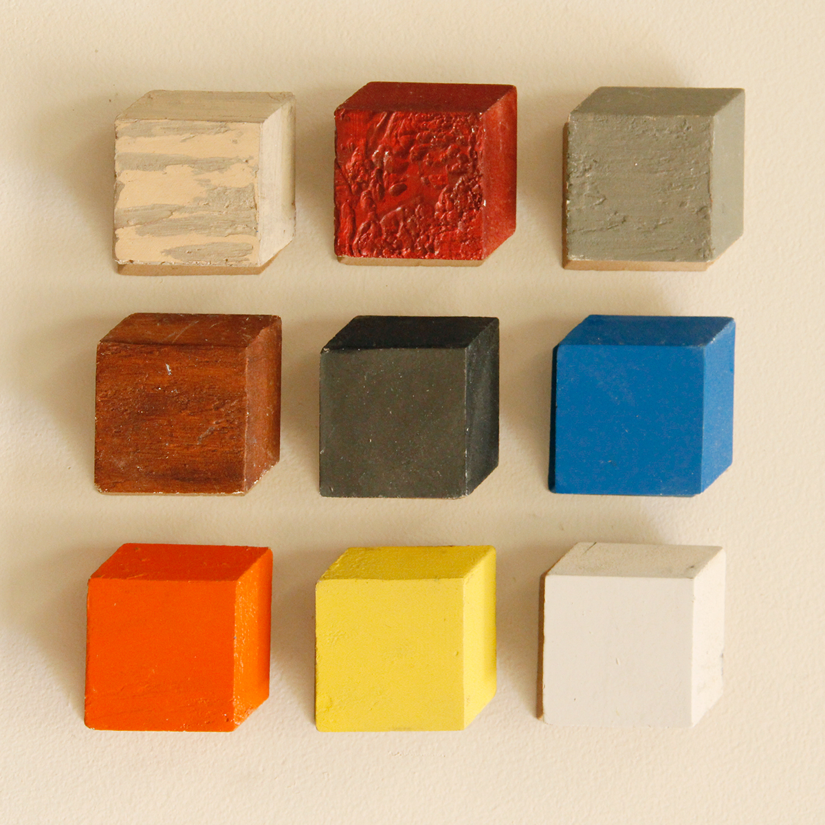 modular installation pixels texture archival squares cubes digital physical LEGO construction