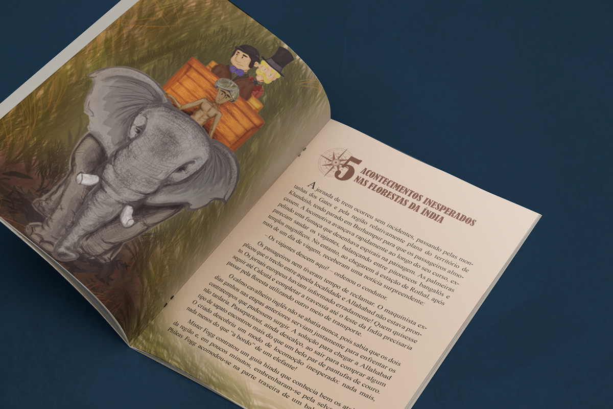design editorial LIVROS livro infantil jules verne Julio Verne estrela Editora estrela cultural Ilustração projeto gráfico