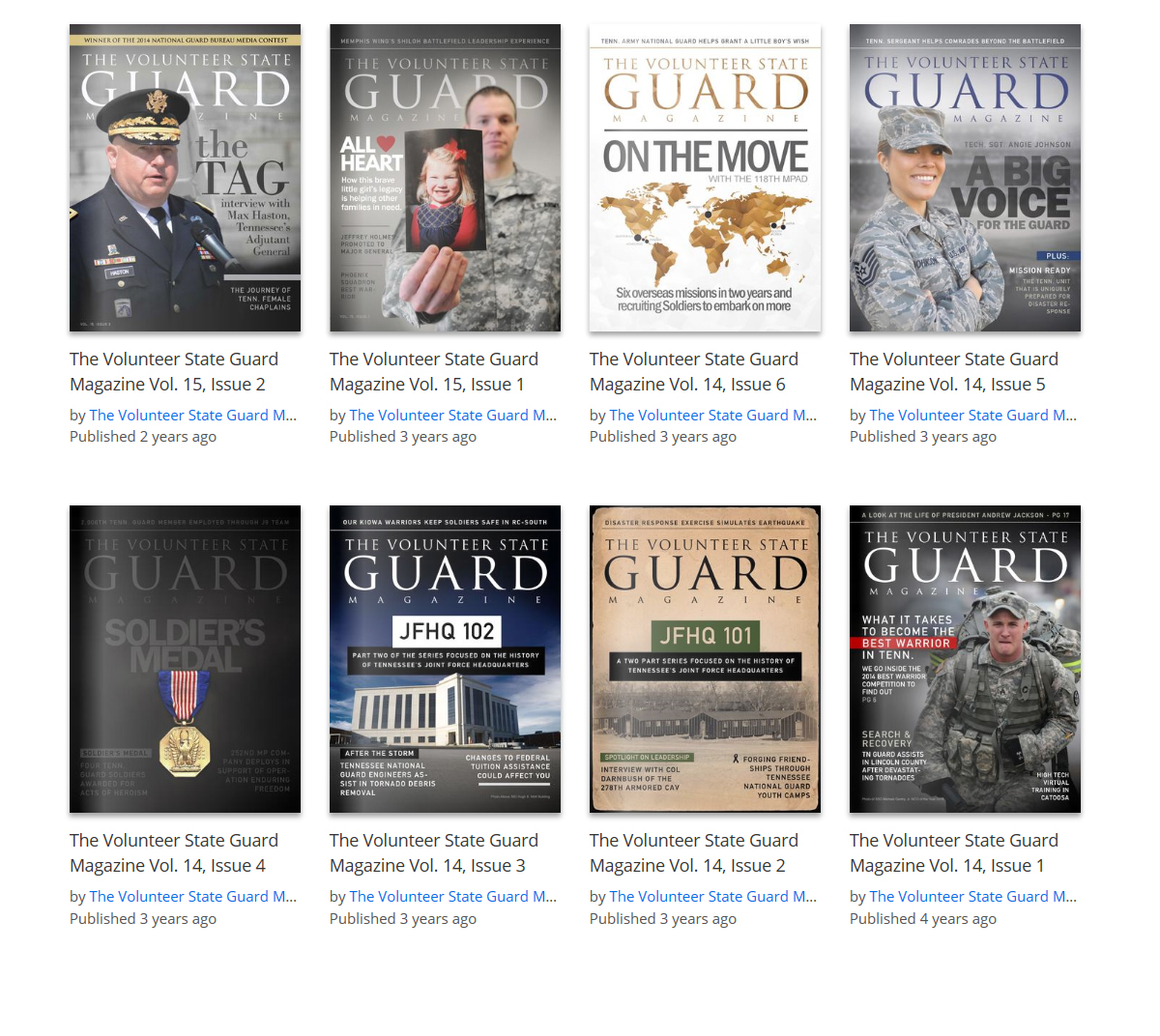 magazine volunteer state guard Military magazines book cover covers iPad