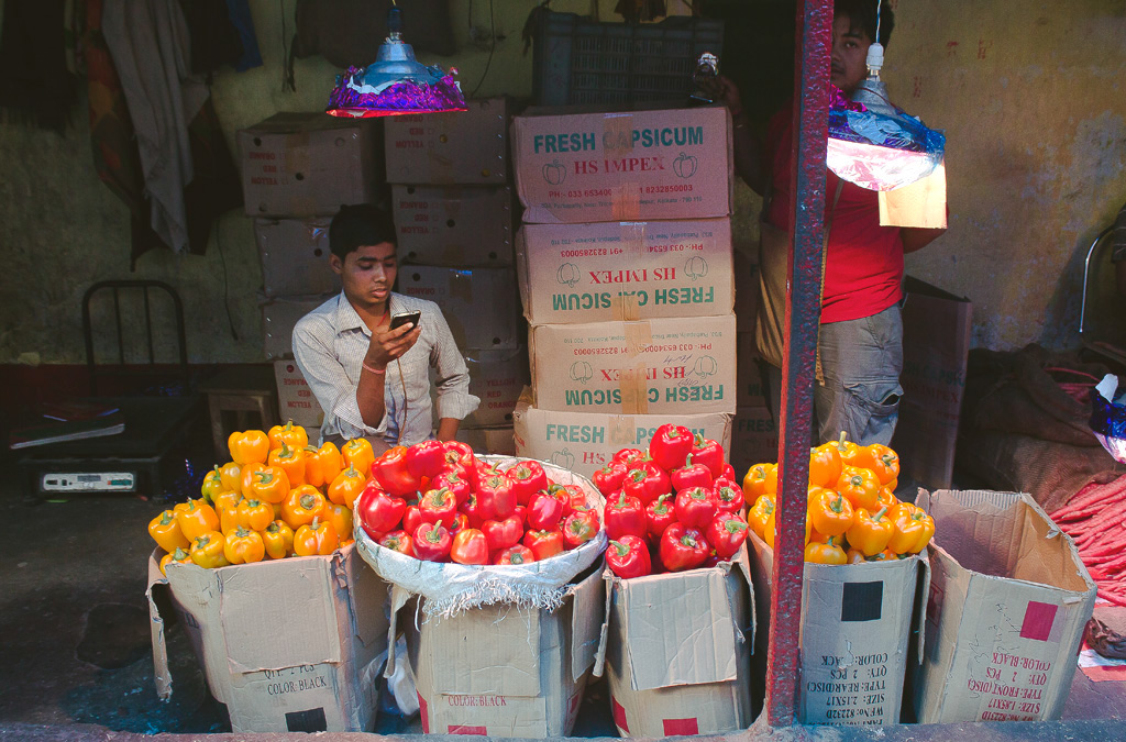 Street Kolkata India Travel market colour candid people place