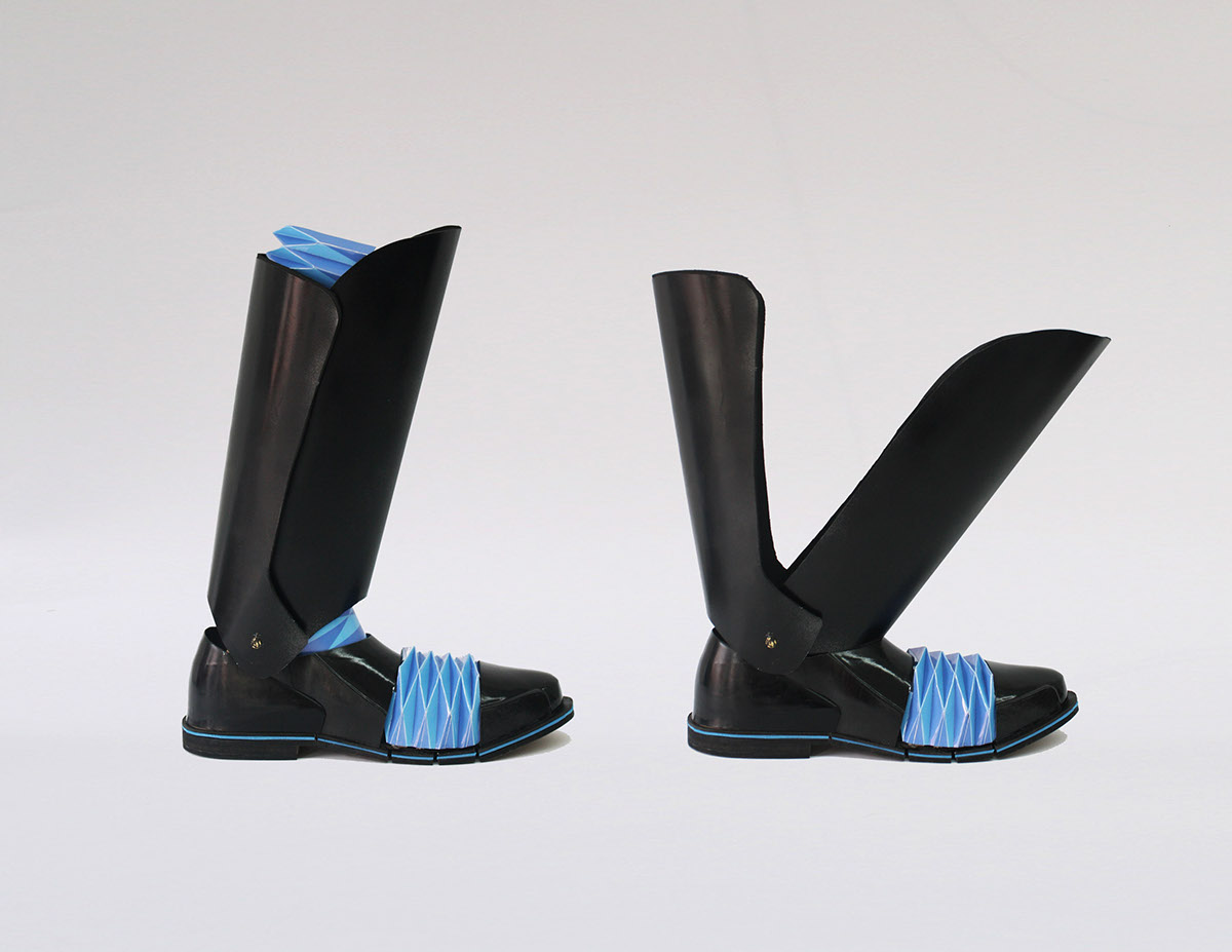 footwear origami  shoe Pratt Institute