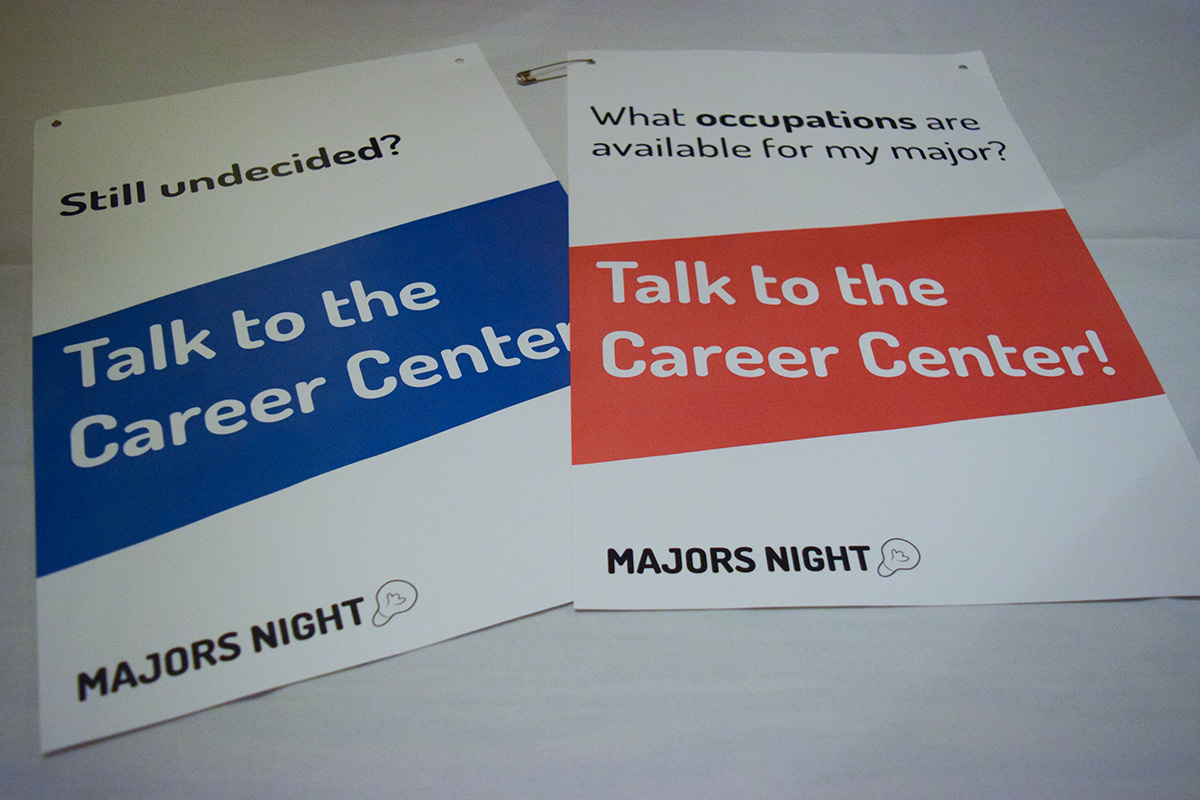 Notre Dame notre dame majors night majors night academic student government student Government affairs communications career Career Center