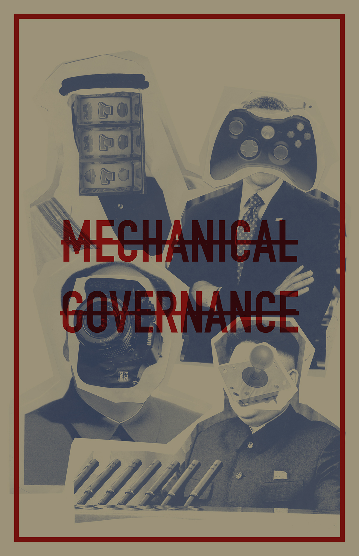 Governance machine mechanical poster print