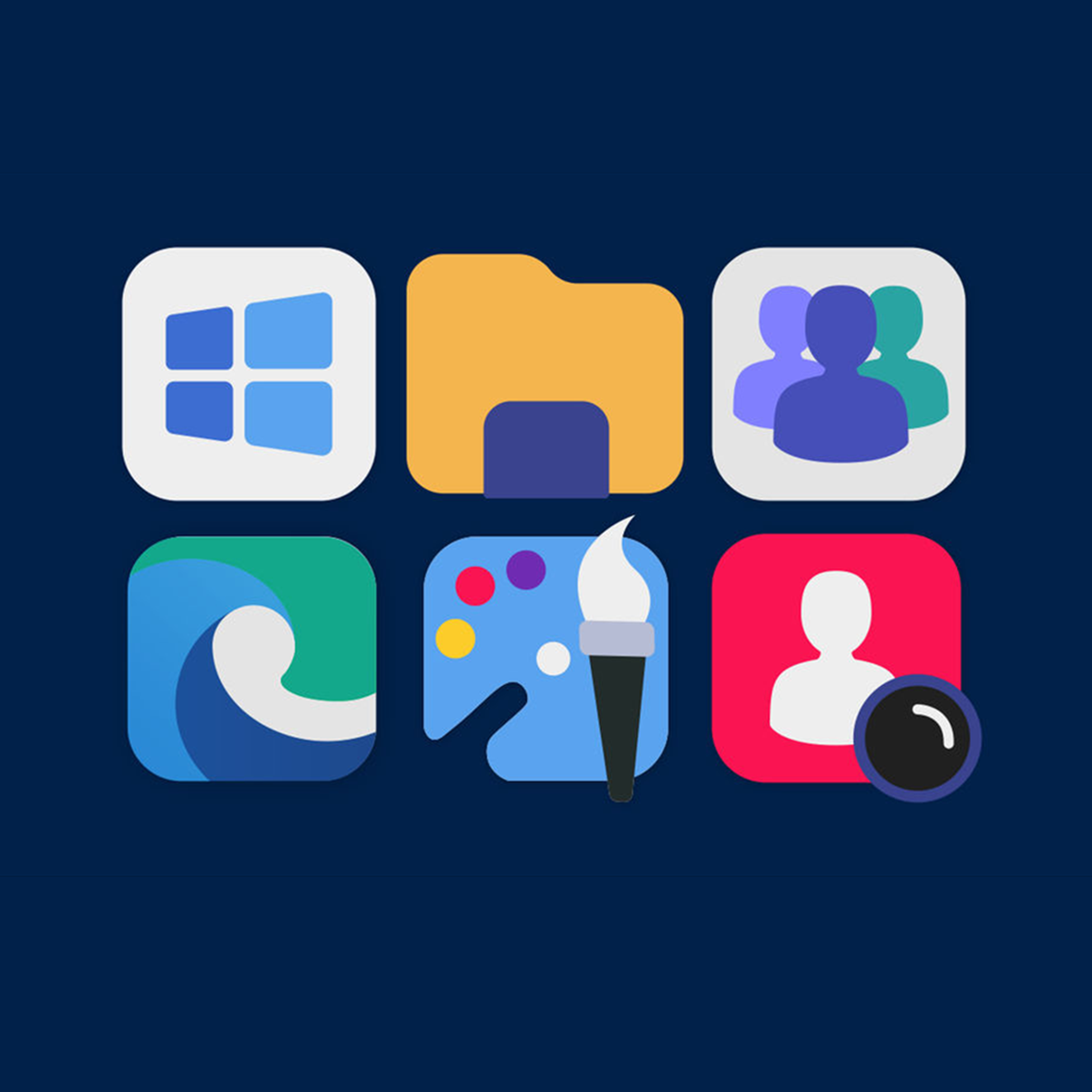 icon design  icon set iconadams iconography icons Windows 11