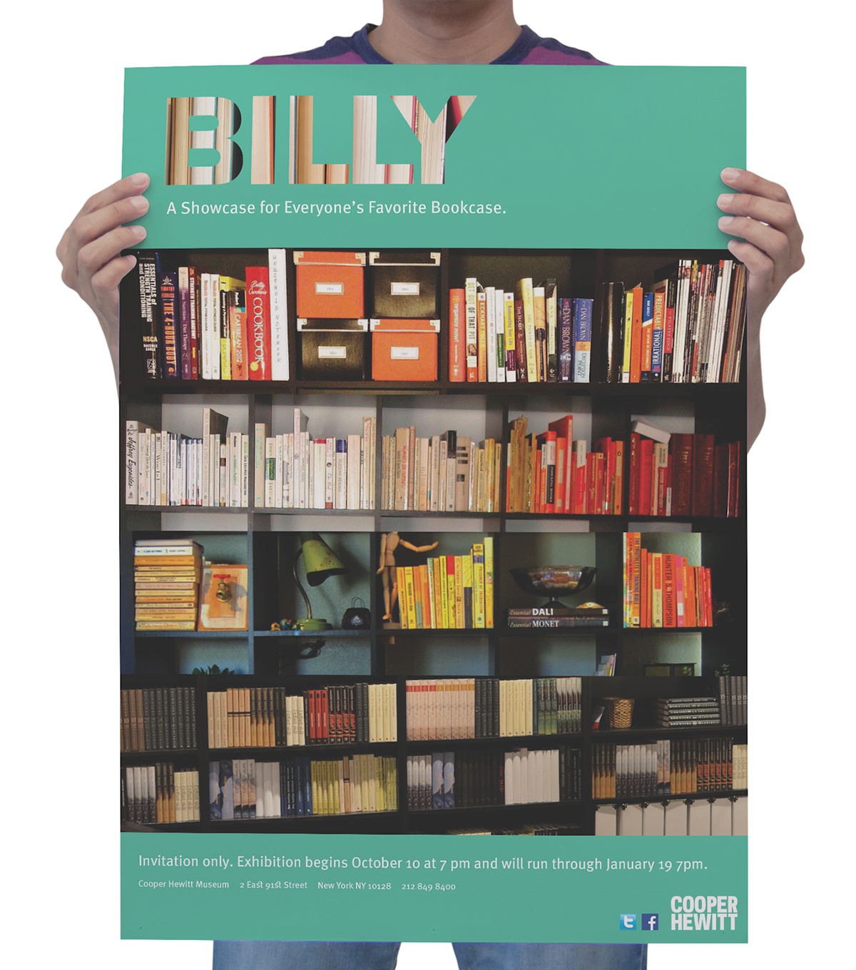 billy bookcase  Cooper Hewitt ikea invitations posters app design